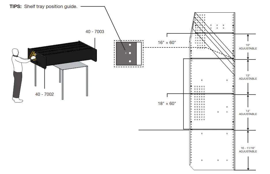RANGER DESIGN N5-DS72-4 Shelving Unit - Fig 2