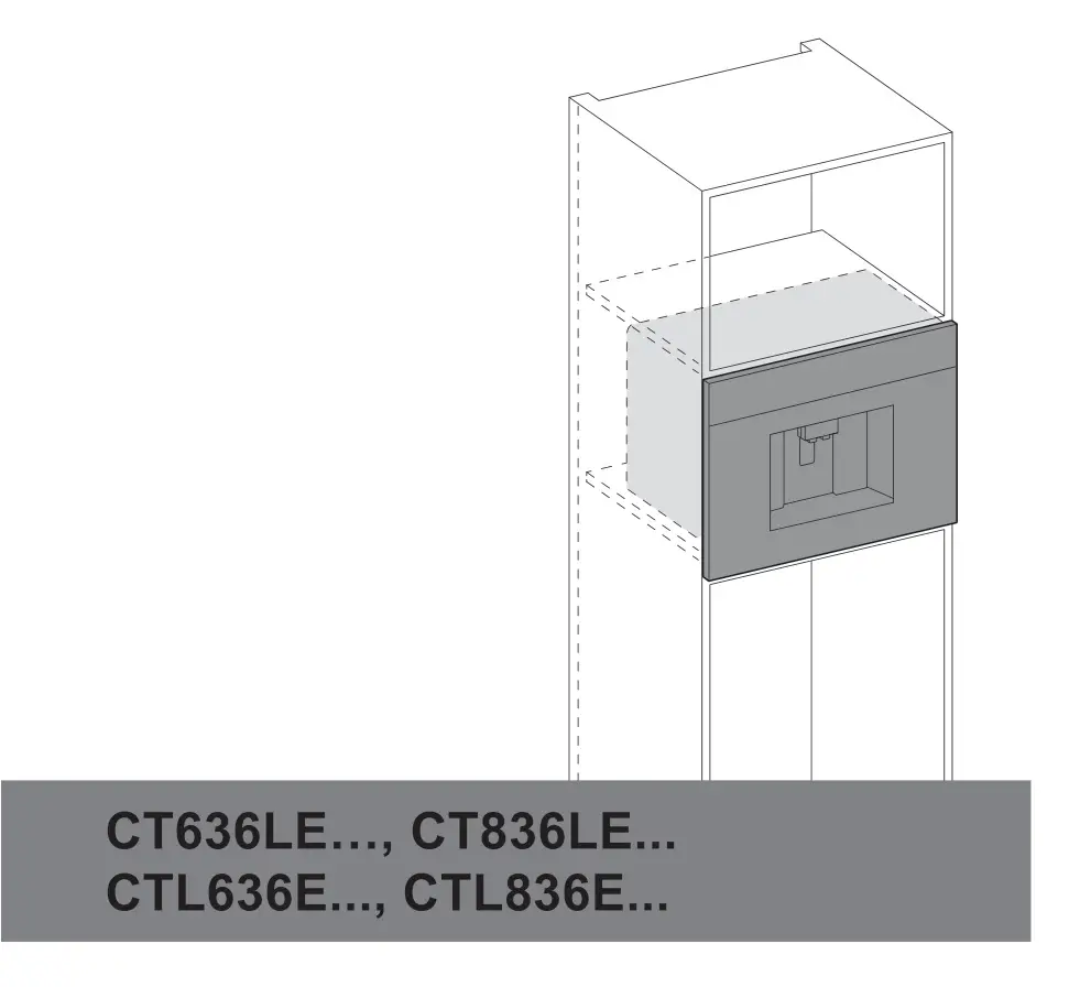 BOSCH CTL836EC6W Coffee Machine Instruction Manual
