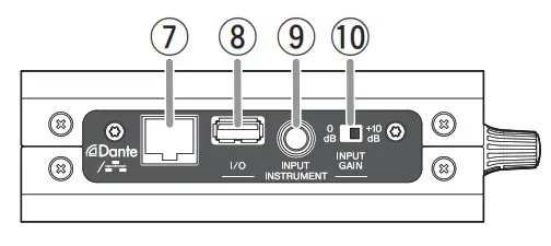 YAMAHA MLA-200 Music Laboratory System - Side panel