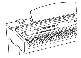 YAMAHA MLA-200 Music Laboratory System - When placed on a flat surface2