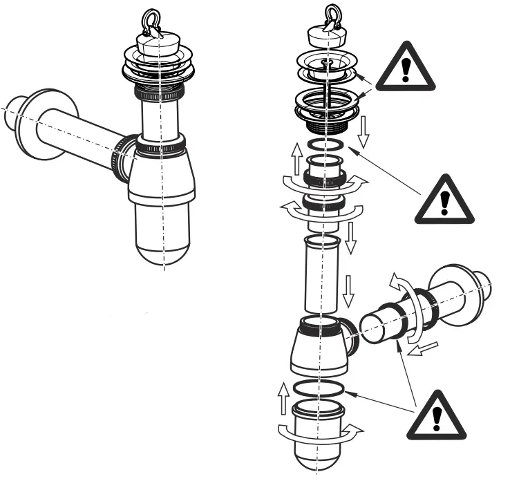 AlcaPLAST A437 Siphon for Washbasin-fig3