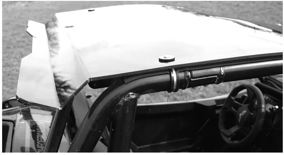 FALCON RIDGE AC-WILDCAT-XX-HT01 Arctic Cat Wildcat XX Tinted Polycarbonate Roof - fig 3