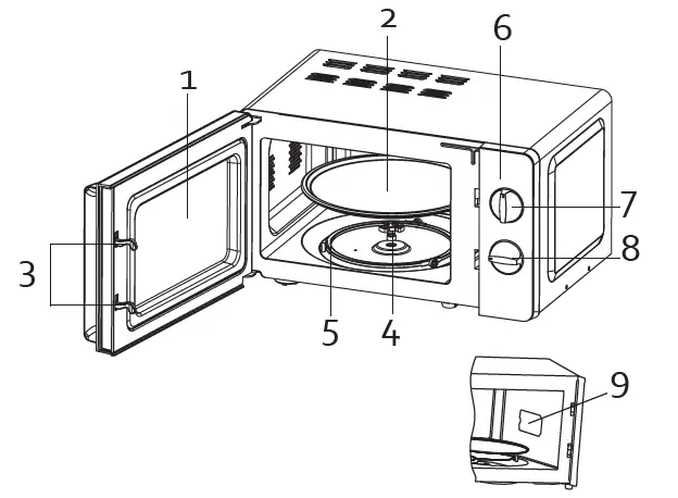 DOMO-DO2420-Microwave-Oven-FIG-1