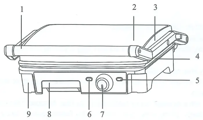 iCook IK GR Health Grill - parts