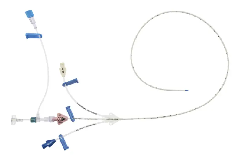 Teleflex-Pressure-Injectable-Arrowg+Ard-Blue-Advance-Two-Lumen-PICC-Pre-Loaded