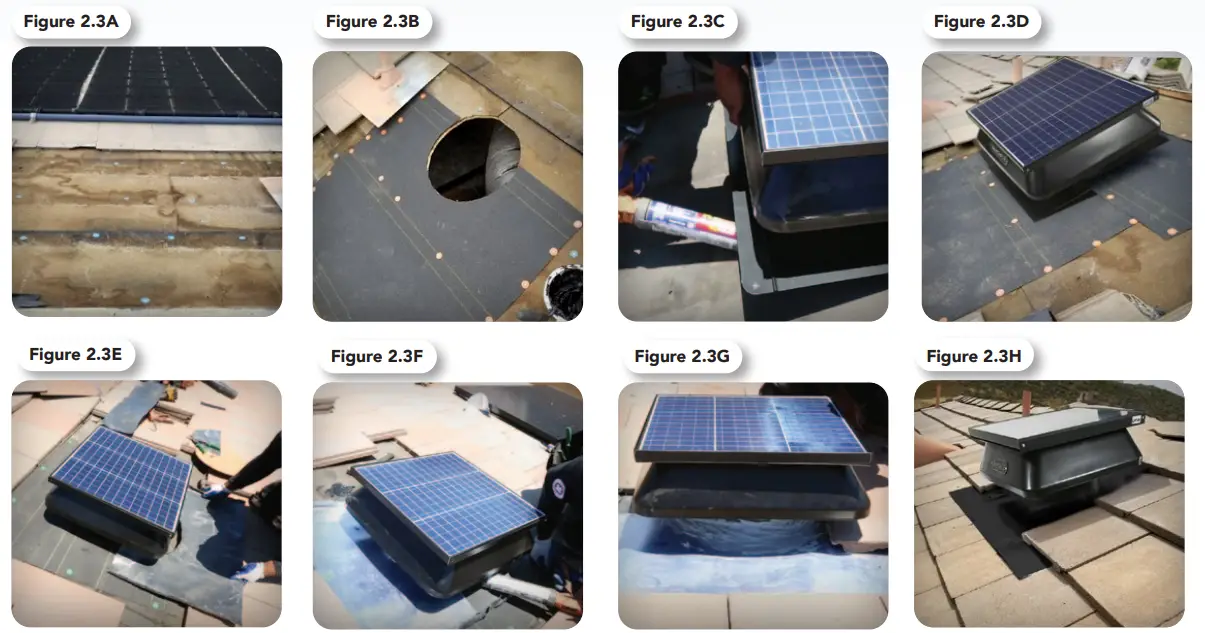 Quiet Cool AFG SLR 40 Solar Attic Fans-fig12