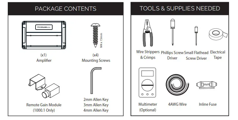 ROSWELL 1000.1 Premium Marine-Grade Amplifiers - fig 7