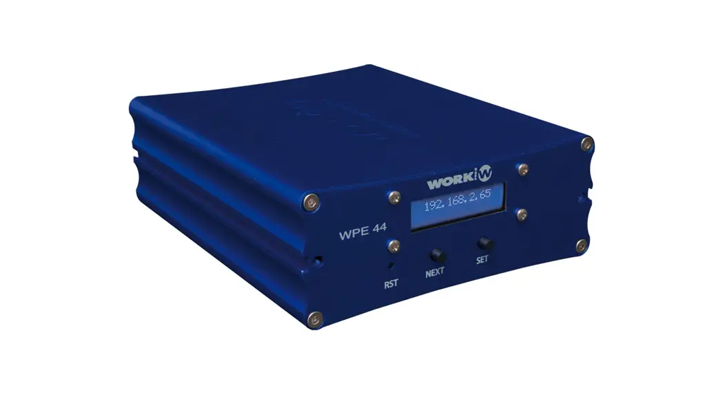 Work Wpe 44 Digital Audio Processor User Manual Work Wpe 44 Digital Audio Processor User Manual