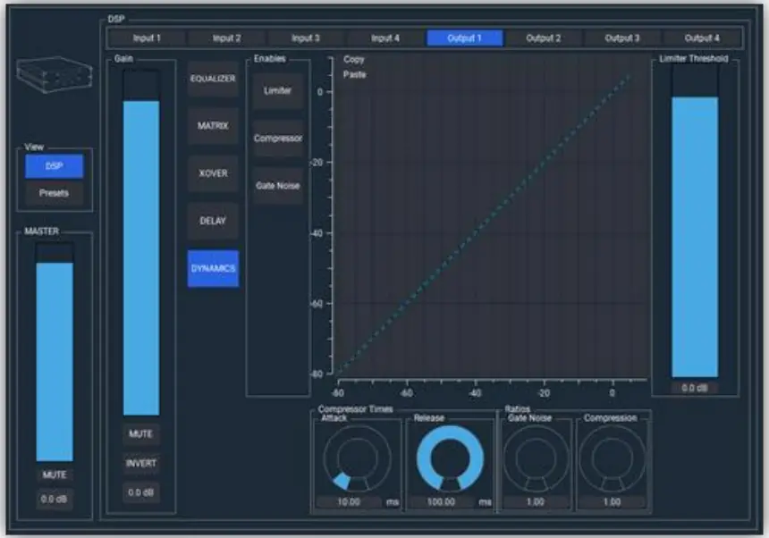 WORK WPE 44 Digital Audio Processor - Gate and Compressor