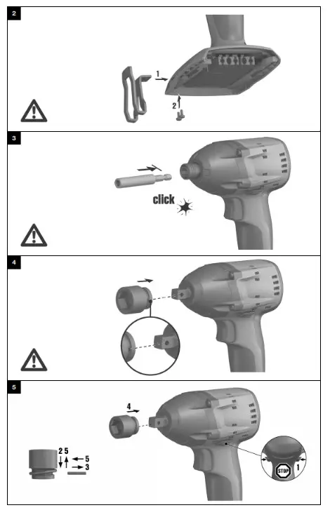 HILTI SID 14­A Cordless Drills and Impact Wrenches - 2