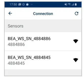 BEA LZR-WIDESCAN Mobile App Registration - fig 3