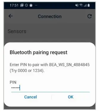 BEA LZR-WIDESCAN Mobile App Registration - fig 4
