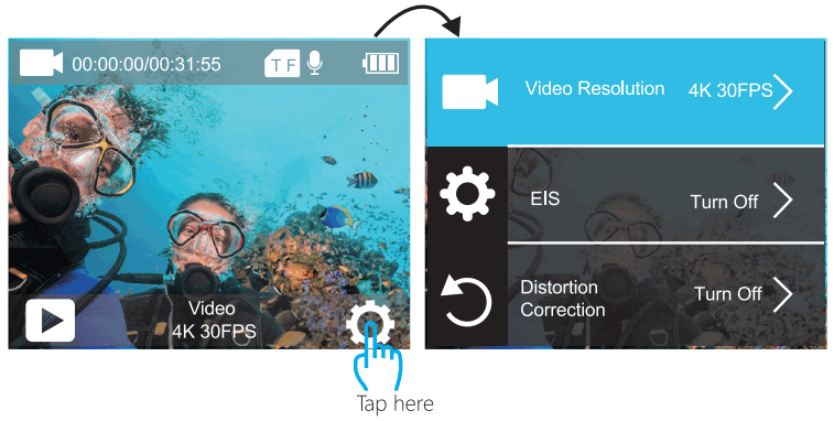 COOAU CU SPC01 Action Camera - FIGURE 18
