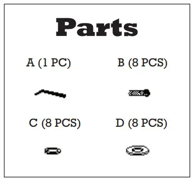 TOSCANO Lady Guinevere Vanity -Parts