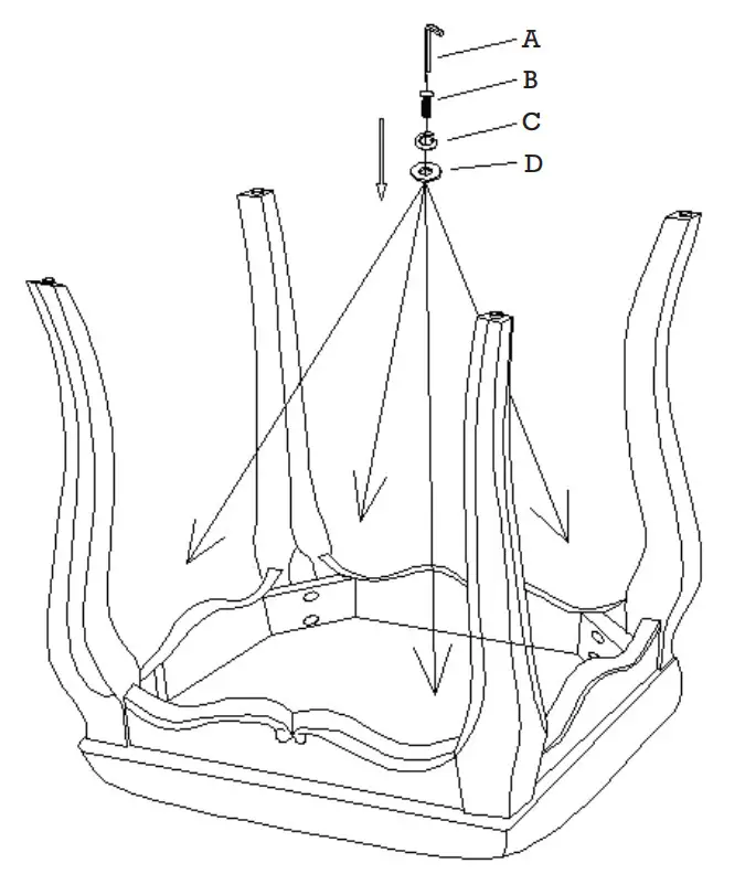 TOSCANO Lady Guinevere Vanity -step