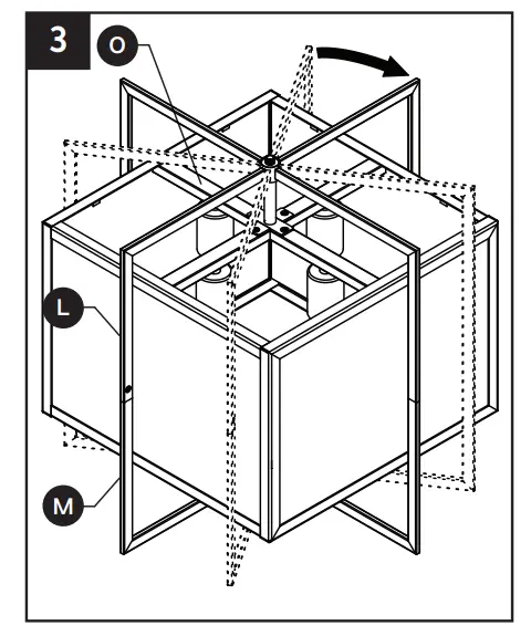KICHLER 82405 Edinborough 4 Light Pendant Light - Fig 5