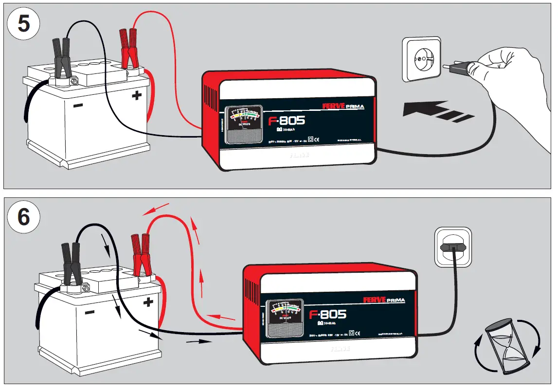 FERVE PRIMA F-705 Battery Charger 4