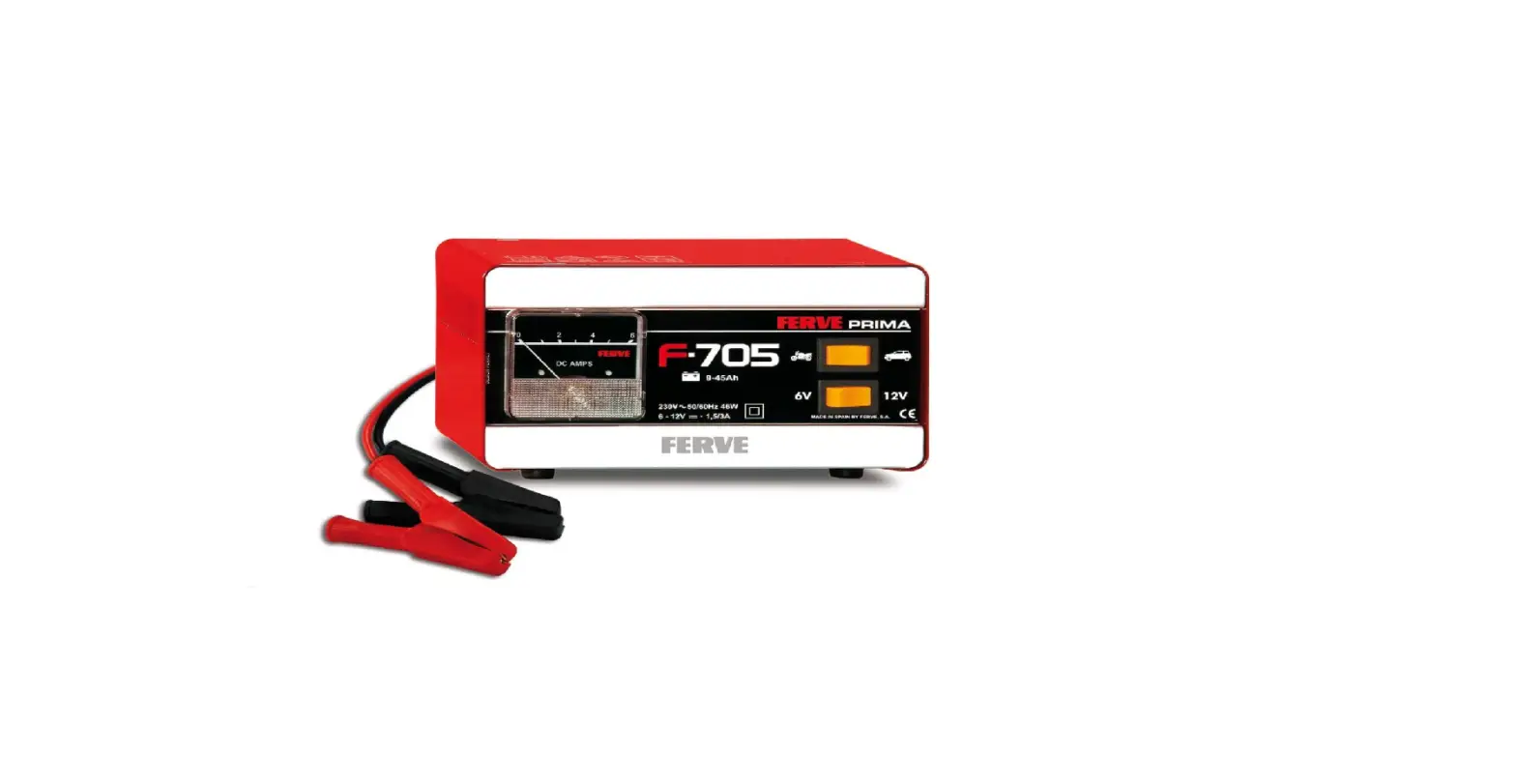 Ferve Prima F-705 Battery Charger Instruction Manual