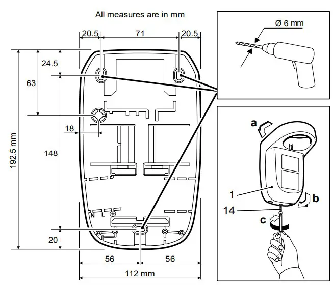 All measures are in mm