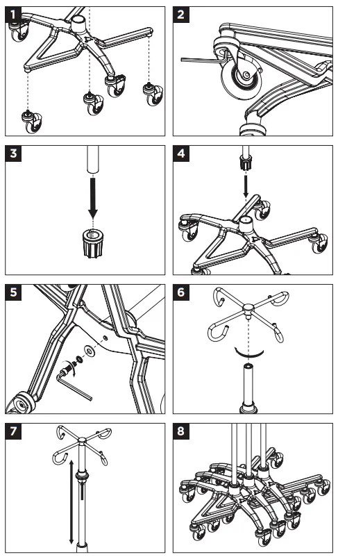 maxtec SmartStack IV Pole - 1