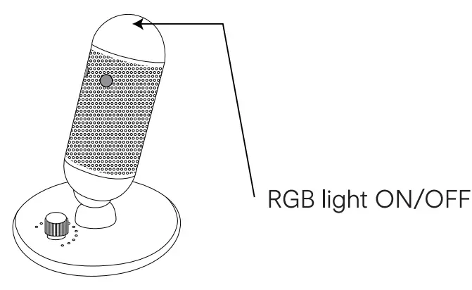 anko 43157150 USB Microphone with RGB Lights - fig 4
