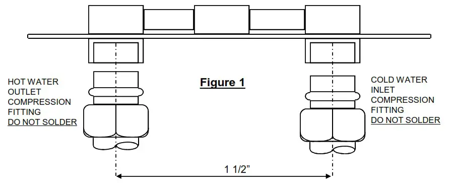 BRADFORD WHITE Electric Instantaneous Water Heater - MOUNTING THE UNIT