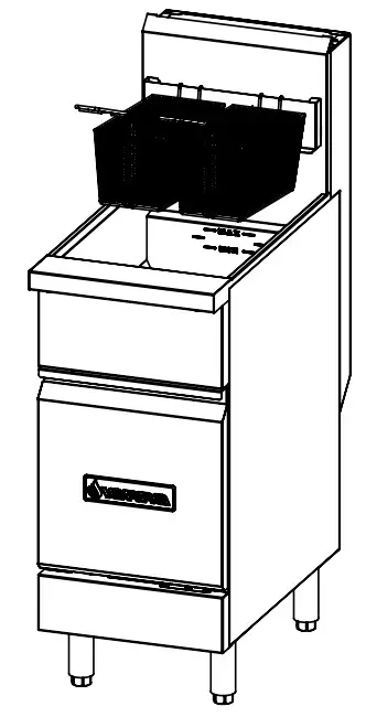 SIERRA FRYSTAR400 Gas Fryer-