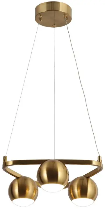 ZEVNI A04634 Kerr 13 Inch Wide LED Chandelier