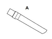 A. 11” Crevice Tool