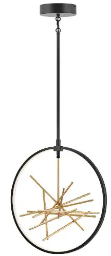 FREDRICK-RAMOND-FR46405BLK-Styx-18-Inch-LED-Cage-Pendant-product