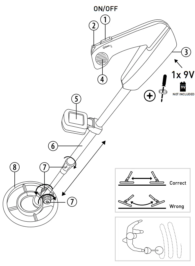 NATIONAL GEOGRAPHIC 9110550 Kids Metal Detector - fig2