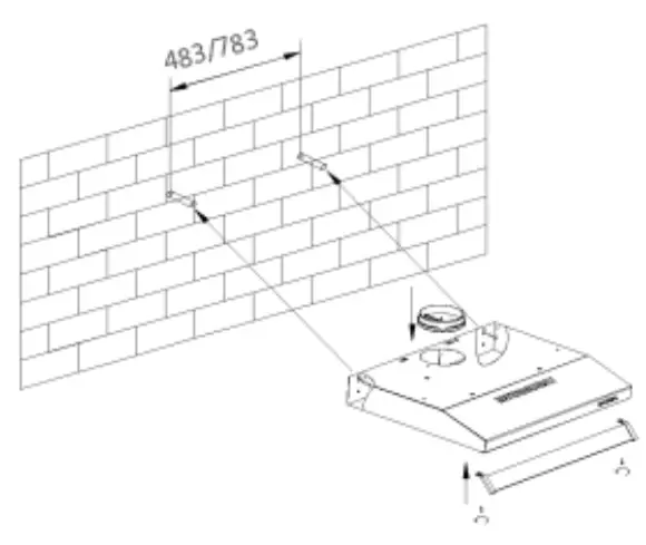 LIVINOX LCH-STONE-90BL T Shape Range Hood - fig 4