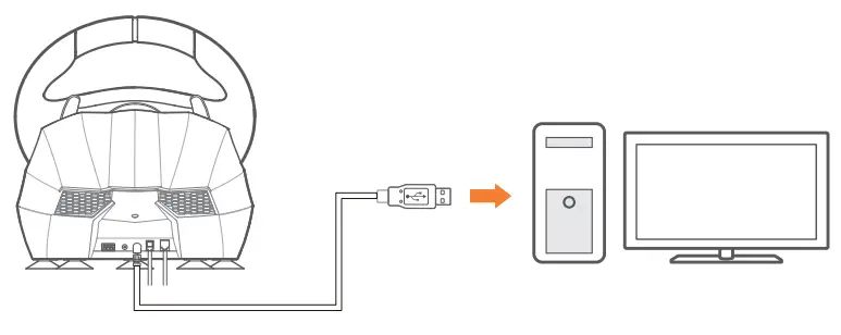 PXN V9 Steering Wheel with Shifter - FIG 7