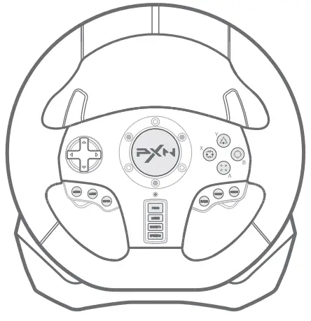 PXN V9 Steering Wheel with Shifter