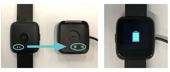 BAUHN AFTW-0820 Smart Watch - Charging steps