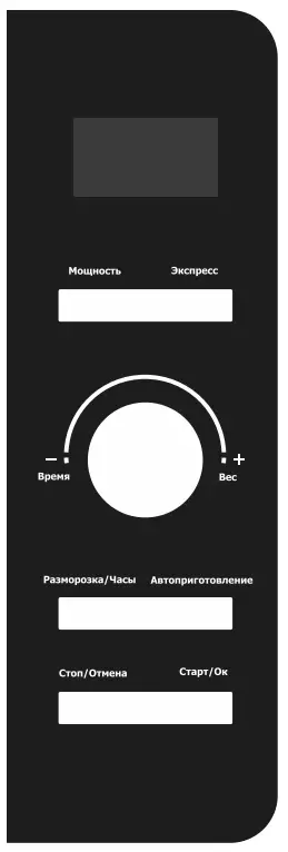 OPERATION OF CONTROL PANEL