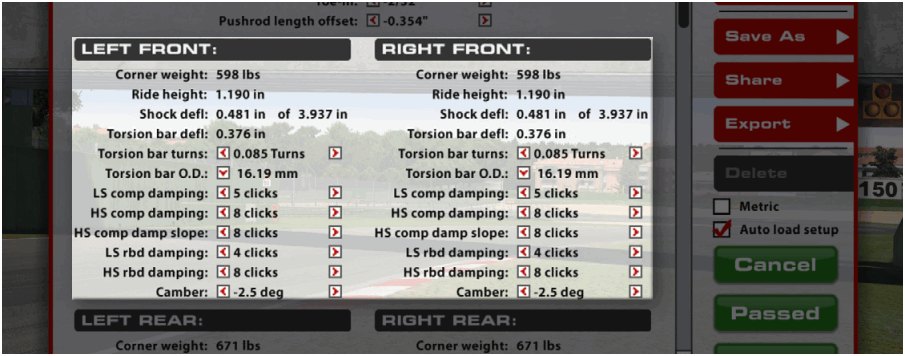 iRacing BMW M HYBRID V8 GPT Race Car - FRONT CORNERS