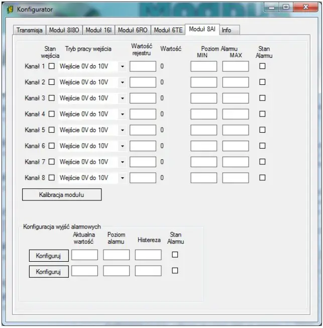 aspar Mini Modbus 1AI Expansion Module - universal program