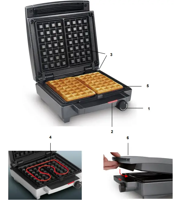 Fritel-WA-1451-Waffle-Maker-FIG-1