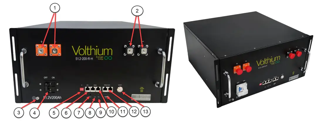 Volthium 51.2v Battery Rackmount - DESCRIPTION