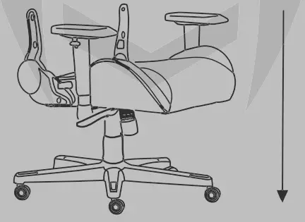 HATOR HTC-964 EMOTION LIGHT Gaming Chair - G CHAIRS Assembly Instructions 2