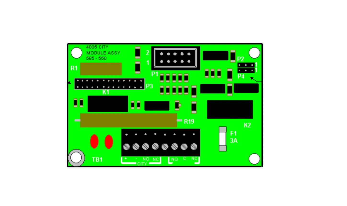 Simplex 4005 Fire Alarm City Circuit Card Instruction Manual