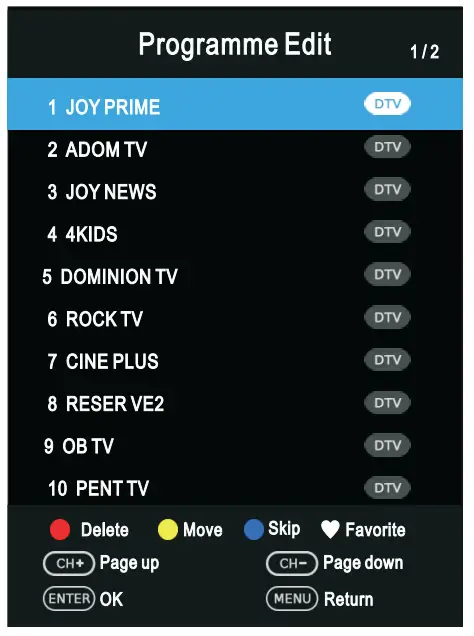 CHiQ L32G5W 32 Inch LED HD TV - menu1