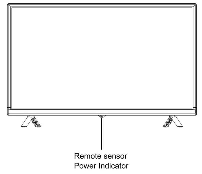 CHiQ L32G5W 32 Inch LED HD TV -remote
