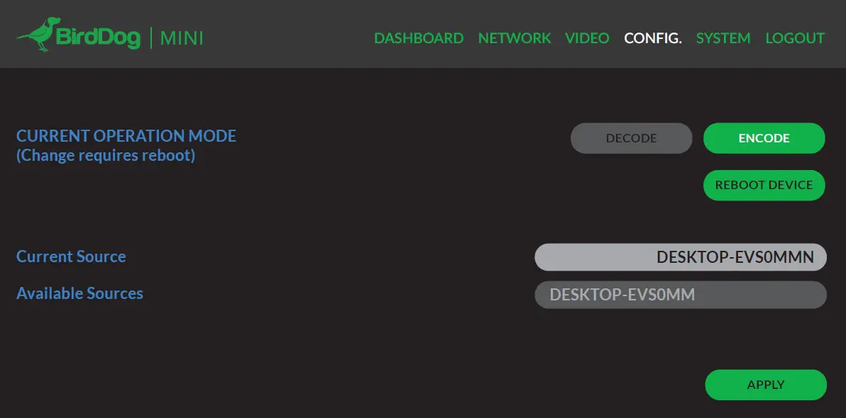 NDI Decode Operation