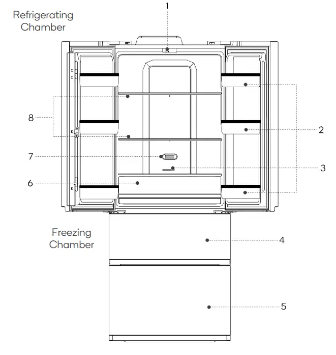 Kogan 462L French Door Stainless Steel -- OVERVIEW