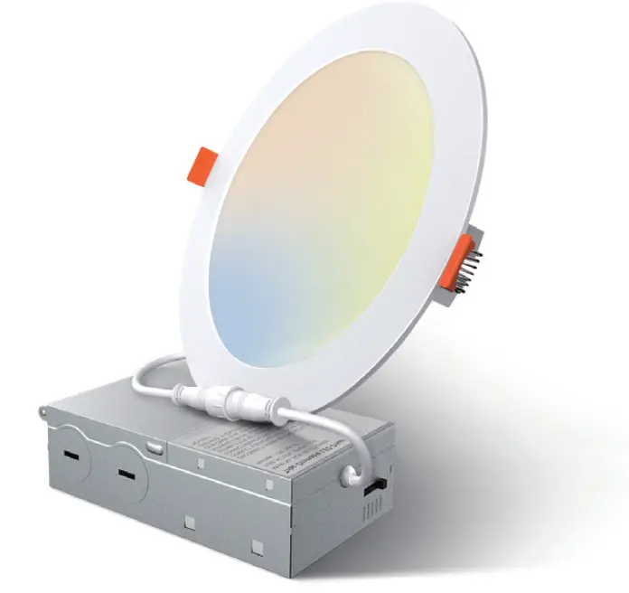 Amico 5CCT Ultra-Thin LED Recessed Ceiling Light with Junction Box