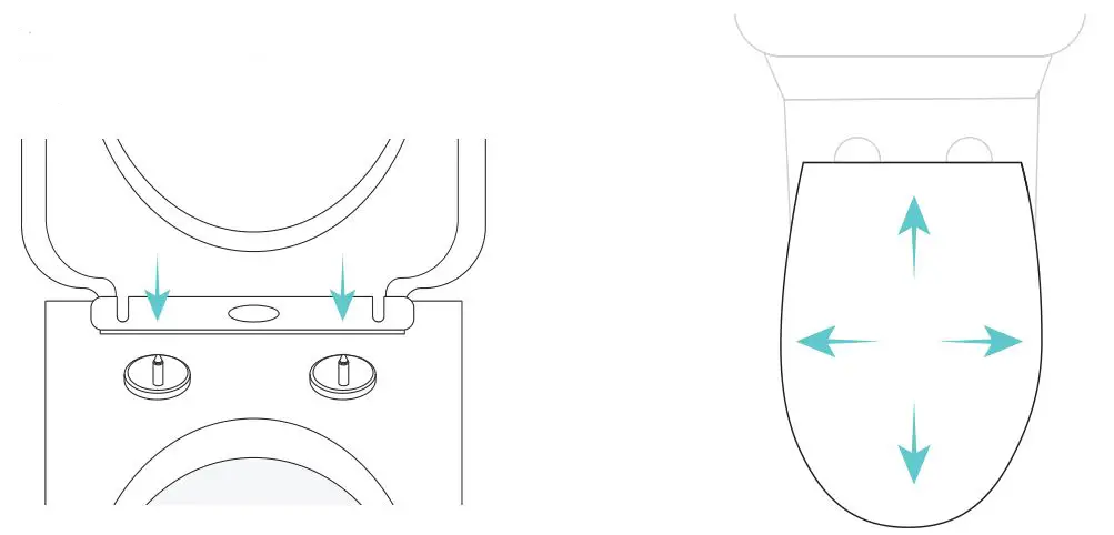 SwissMadison St. Tropez One-Piece Toilet - Adjust and Attach Seat