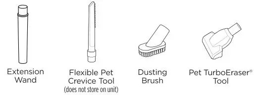 Bissell 20191-20193 Series Cleanview Bagged Vacuum - Tools