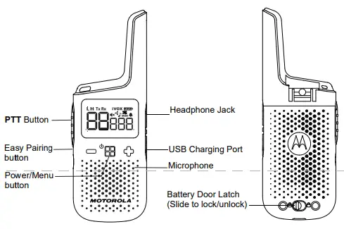 MOTOROLA SOLUTIONS T38 Talkabout Two Way Radio-